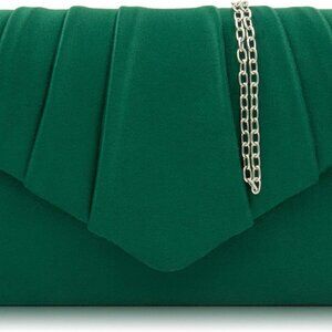 Clutch Purses For Women Formal Pleated Evening Bag Bridal Evening Clutch Bag